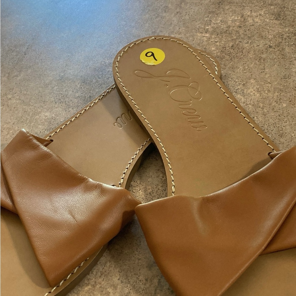 J. Crew Women's Brown Leather Sandals